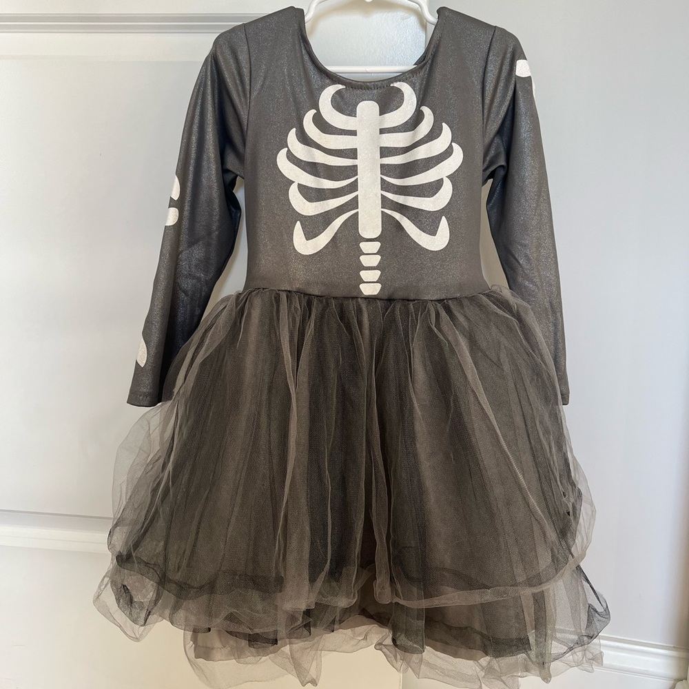 Pottery Barn Kids Light-Up Skeleton Tutu Costume